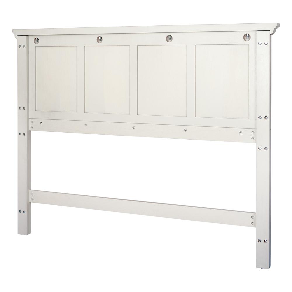 Farmhouse Queen Headboard, Rustic White. Picture 5