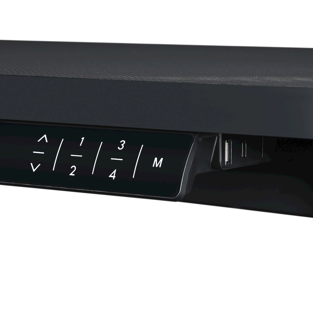 Kilo L-Shape Electric Lift Gaming Desk in Grey Carbon Fiber Finish. Picture 12