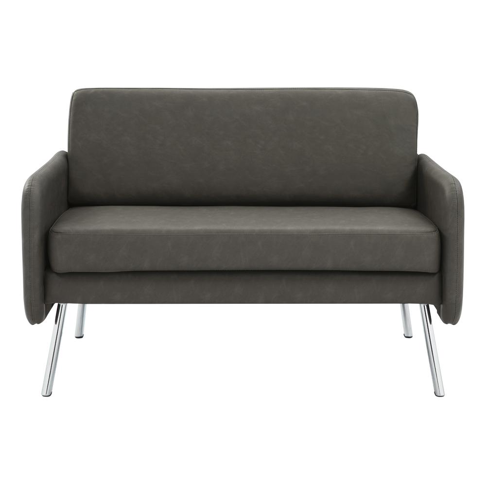 Lounge Loveseat in Faux Leather. Picture 2