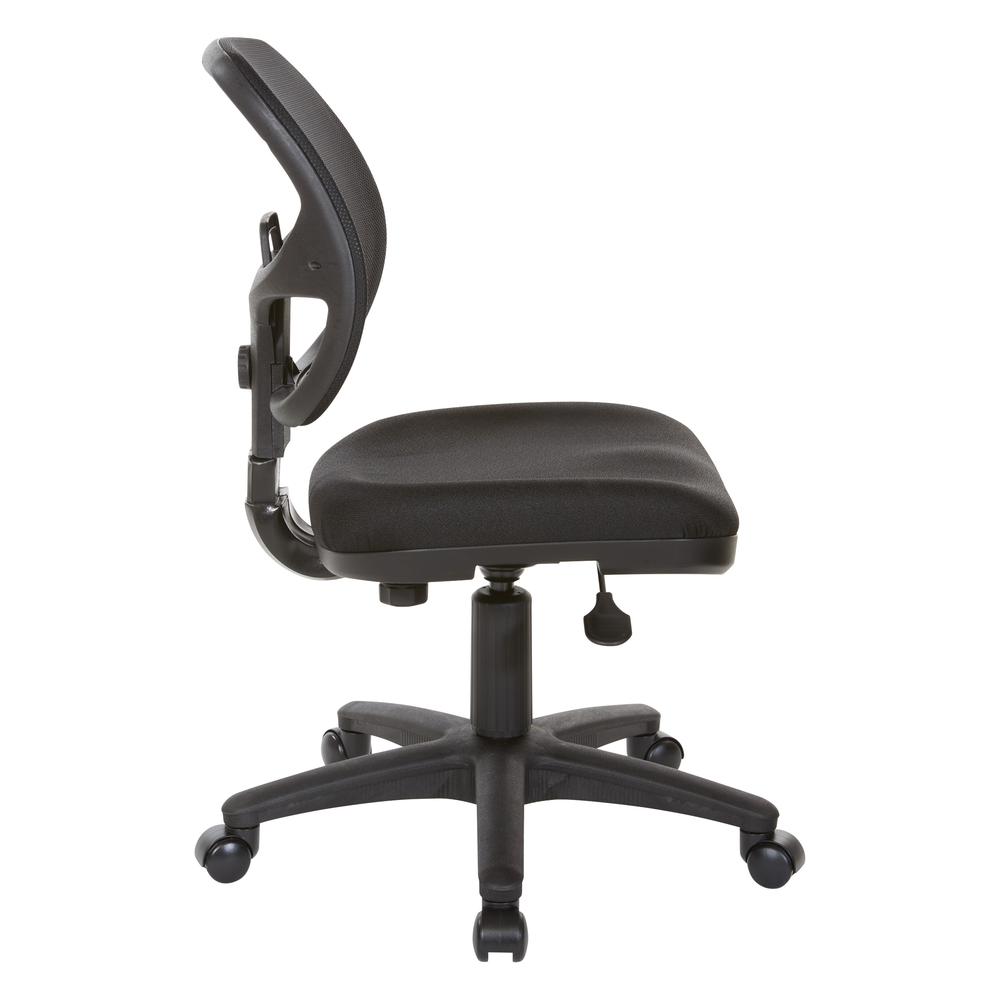 Mesh Screen Back Task Chair with Fabric Seat. Picture 3