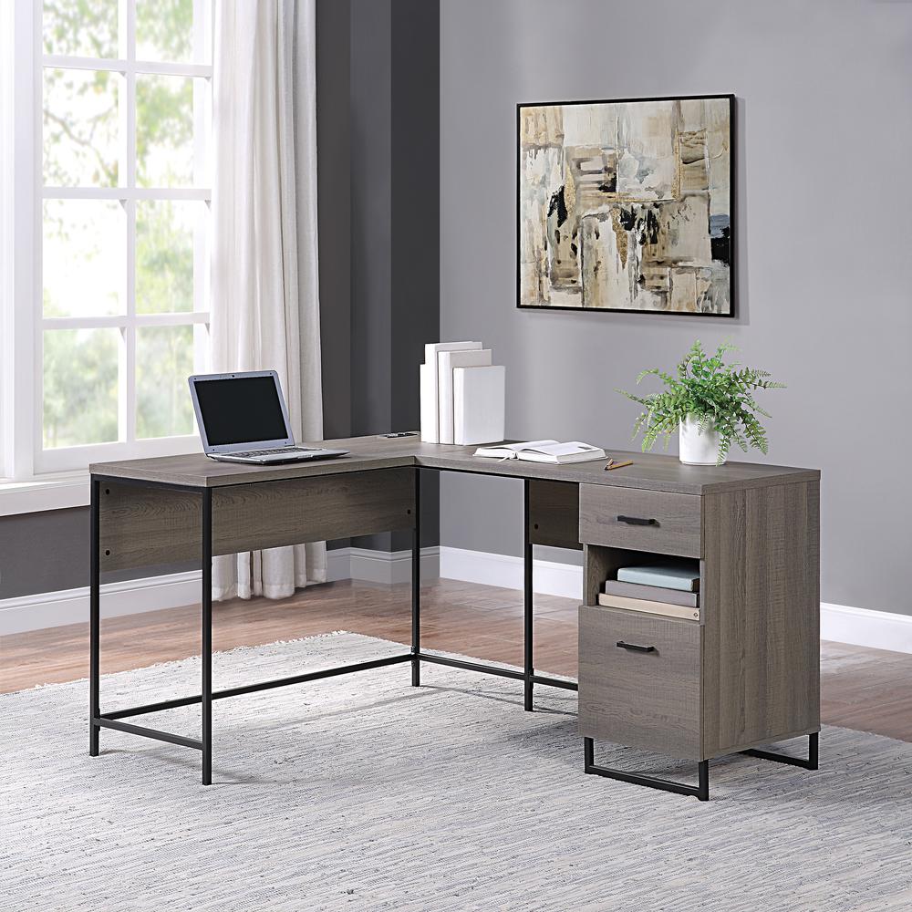 Hagney Lane L-Shape Desk. Picture 7