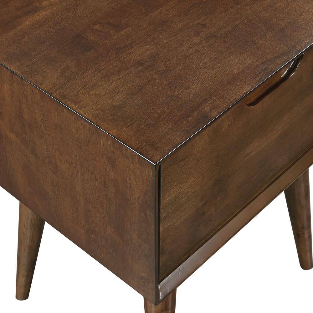 Copenhagen Accent Table with Drawer, Walnut. Picture 10