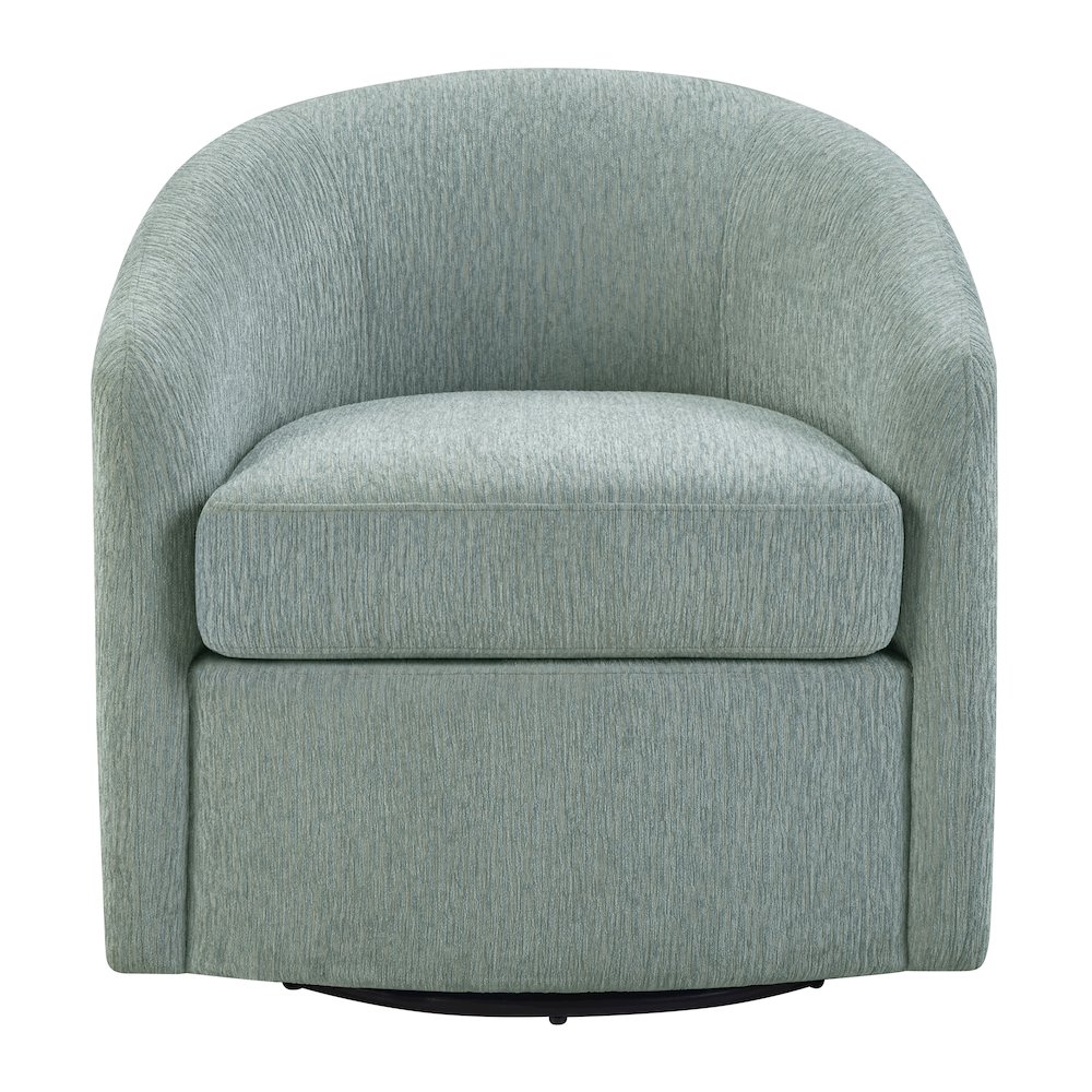 Bella Swivel Chair in Mist Fabric. Picture 2