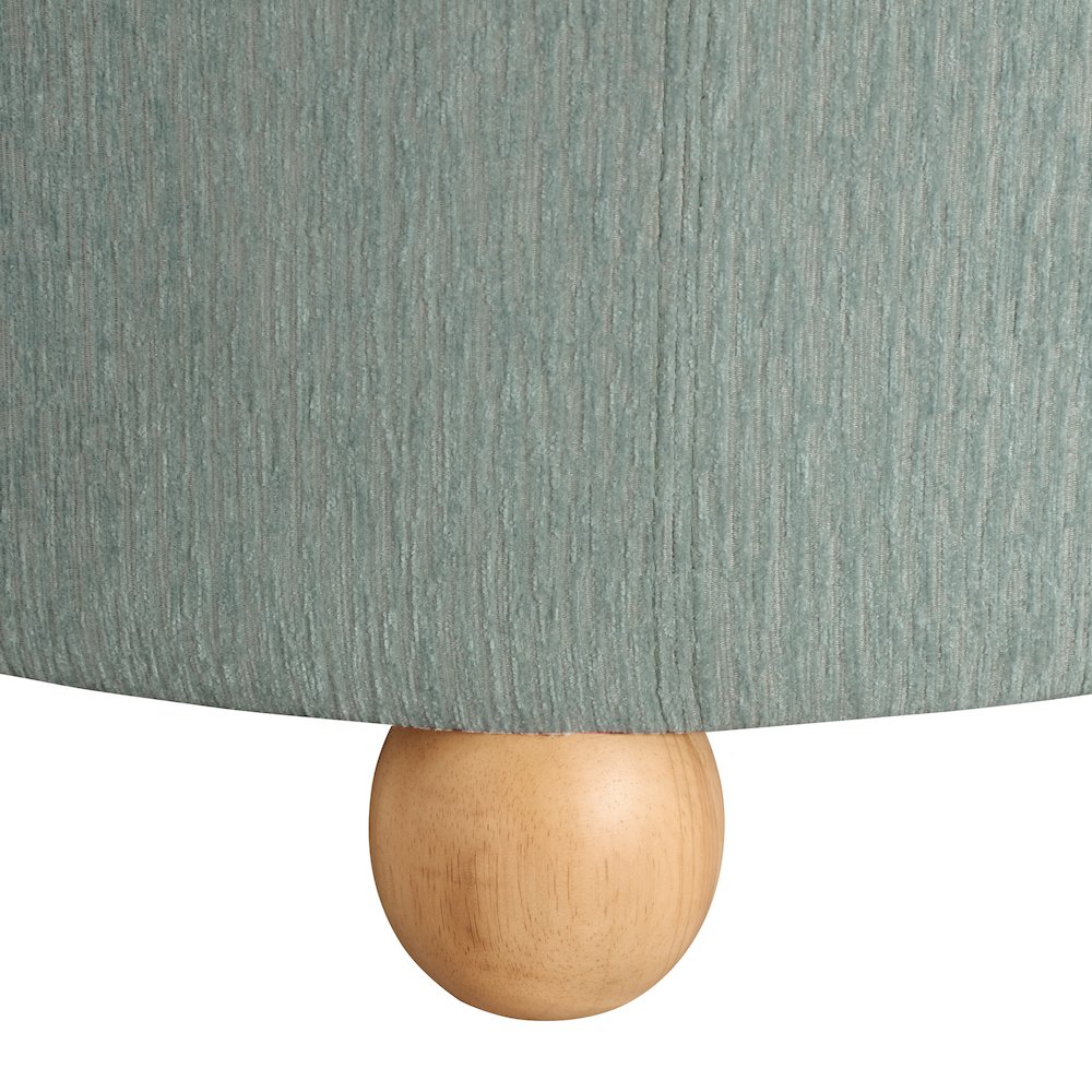 Baynes Storage Ottoman in Mist Fabric. Picture 3