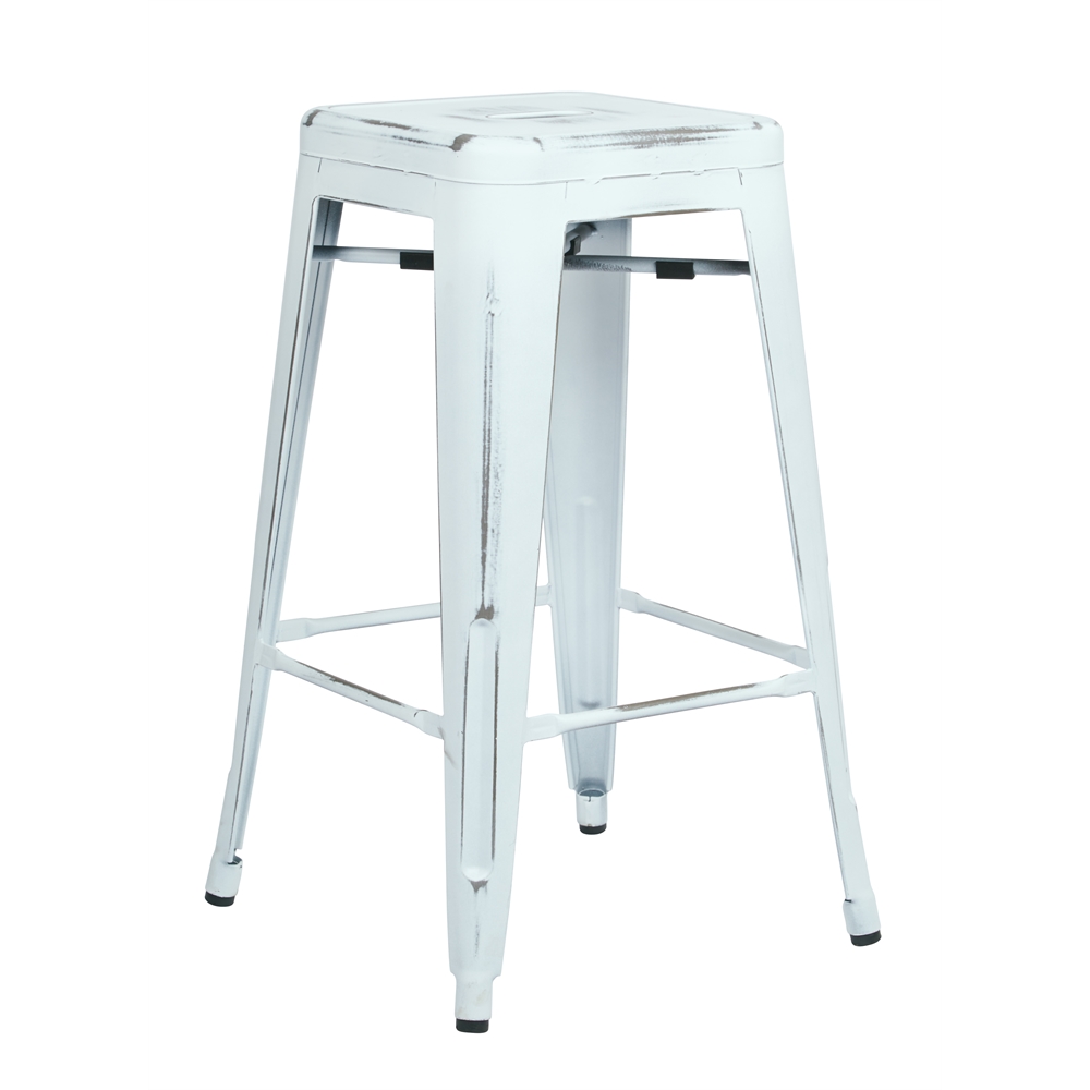 Bristow 26" Antique Metal Barstools. Picture 1