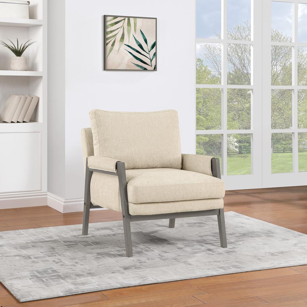 Amari Wood Frame Armchair. Picture 6