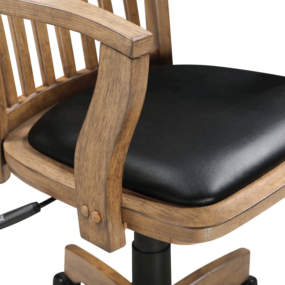 Deluxe Wood Banker's Chair. Picture 5