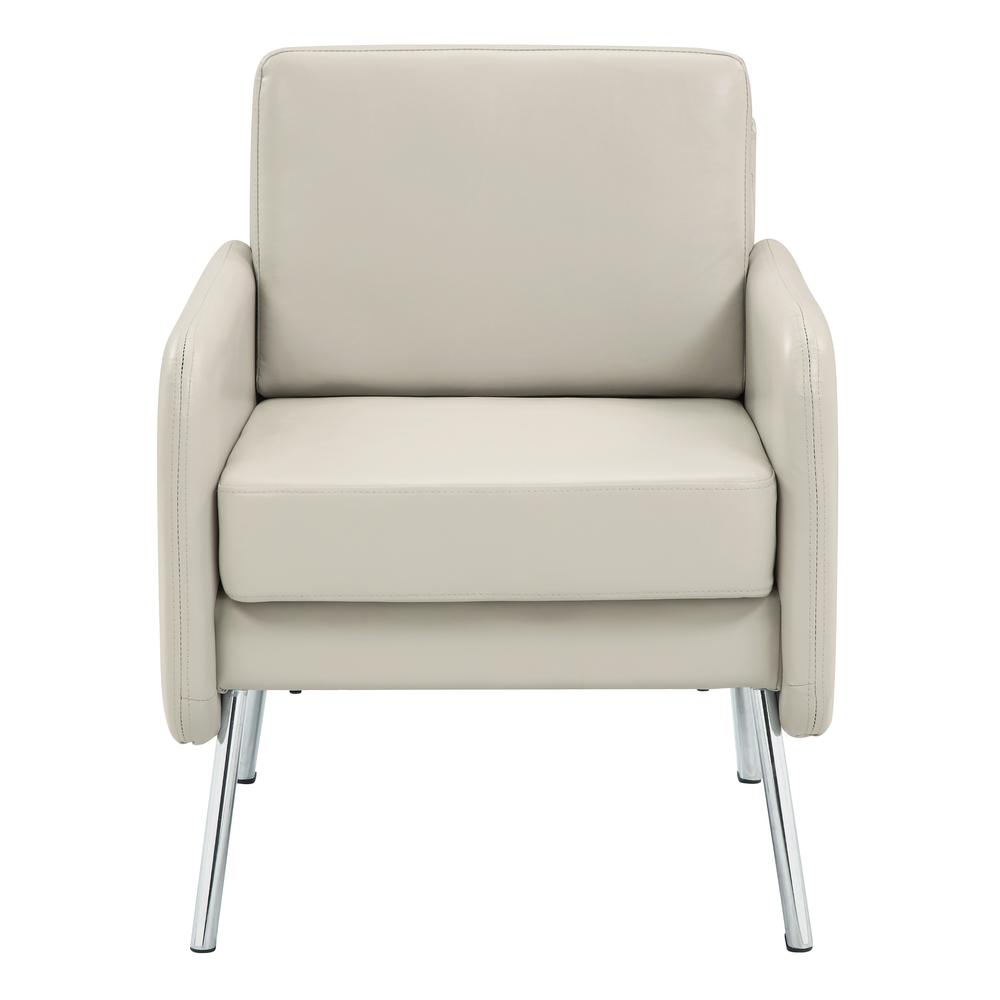 Lounge Chair in Faux Leather. Picture 2