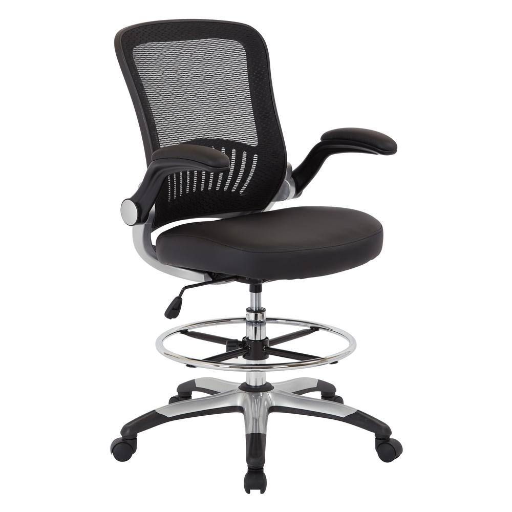 Mesh Back Drafting Chair. Picture 1
