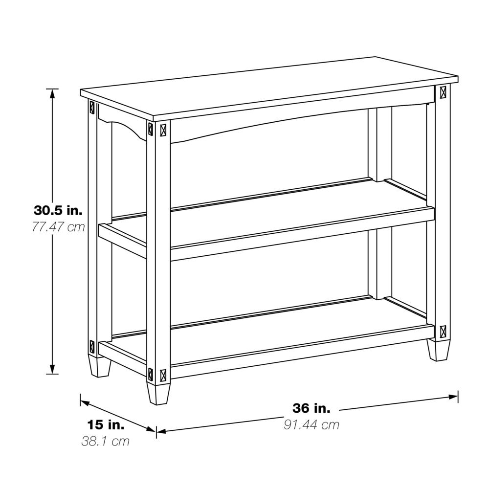Lane Console Table, Espresso. Picture 3