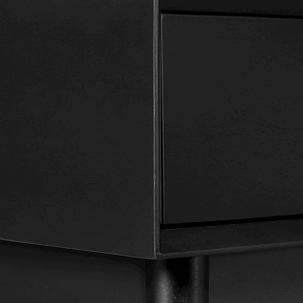 Copenhagen Console Table in Black Finish. Picture 11
