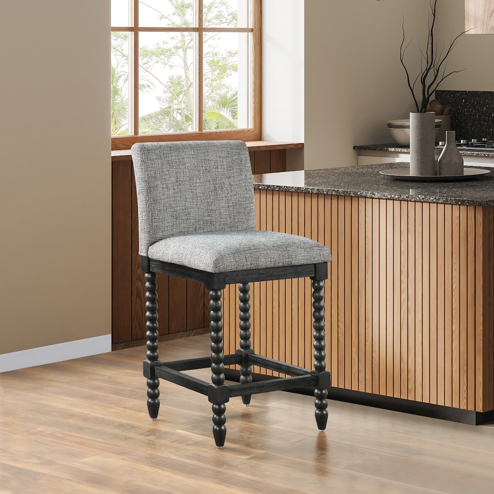 ELIZA 26" Spindle Counter Stool. Picture 4