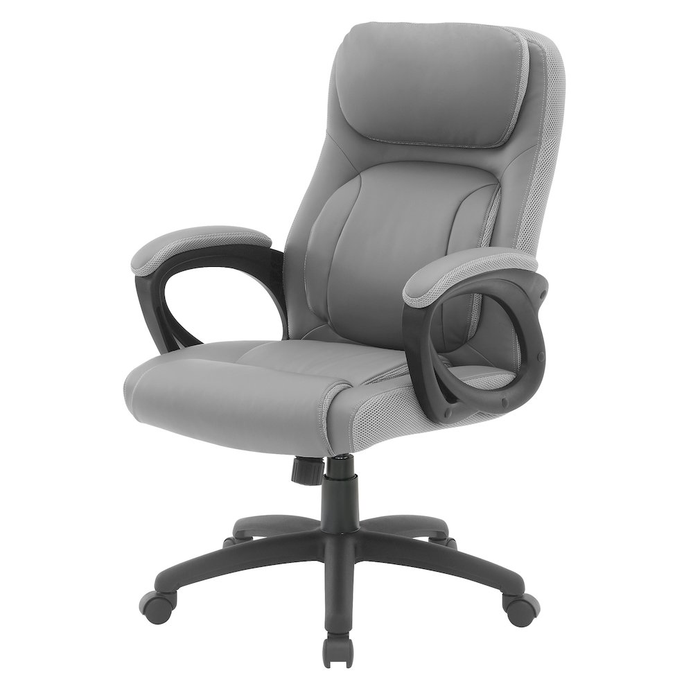 Faux Leather Manager's Chair. Picture 1