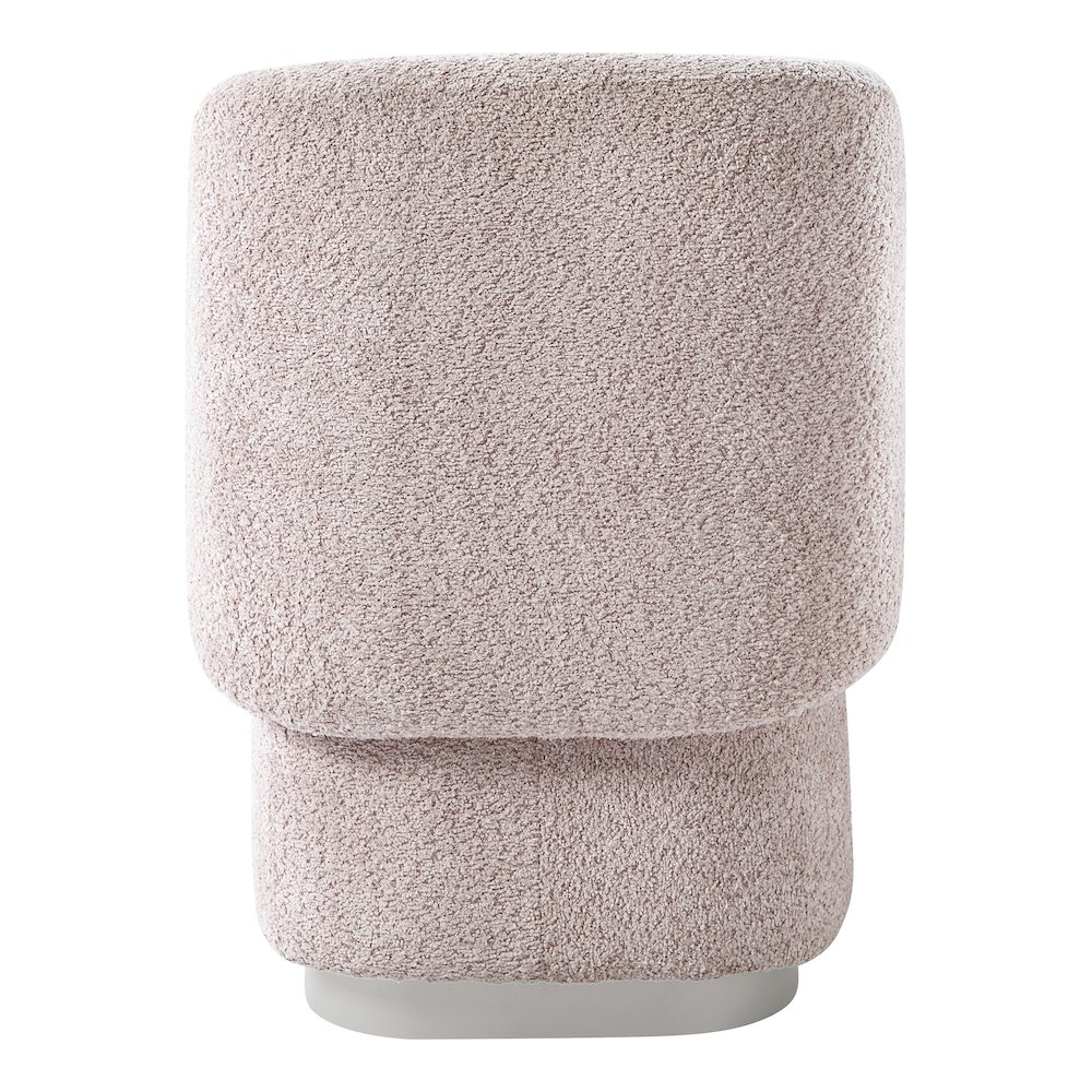 Cady Vanity Chair in Dusty Rose Fabric Fully Assembled. Picture 5