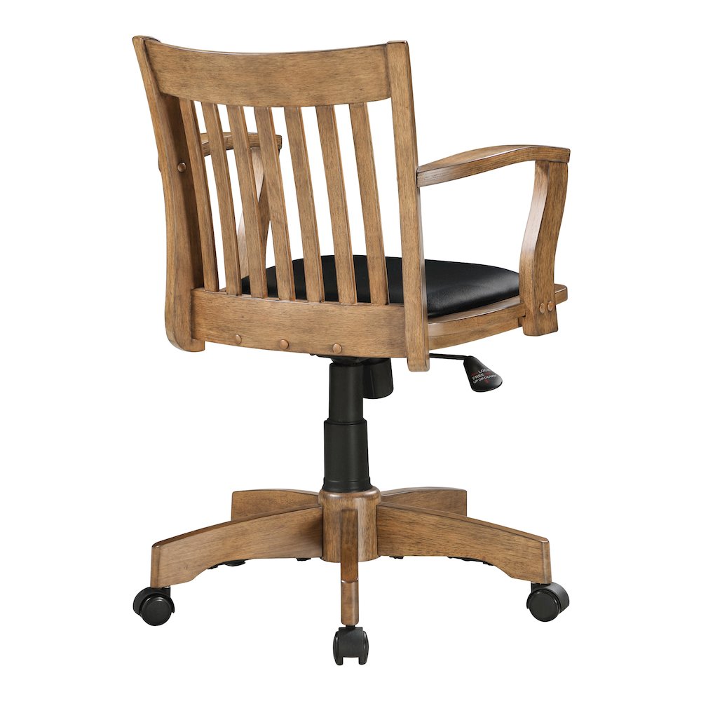 Deluxe Wood Banker's Chair. Picture 4