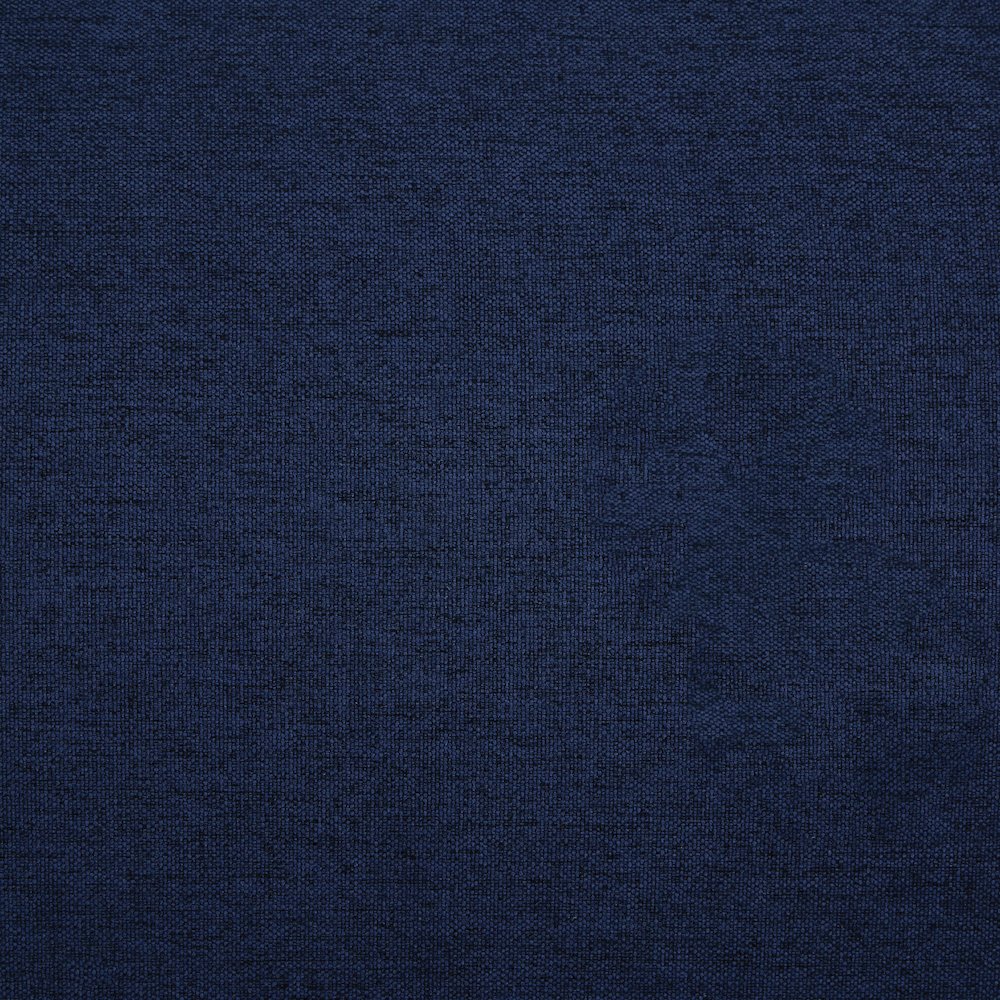 Delta Armchair in Navy Fabric with Black Metal Legs. Picture 12