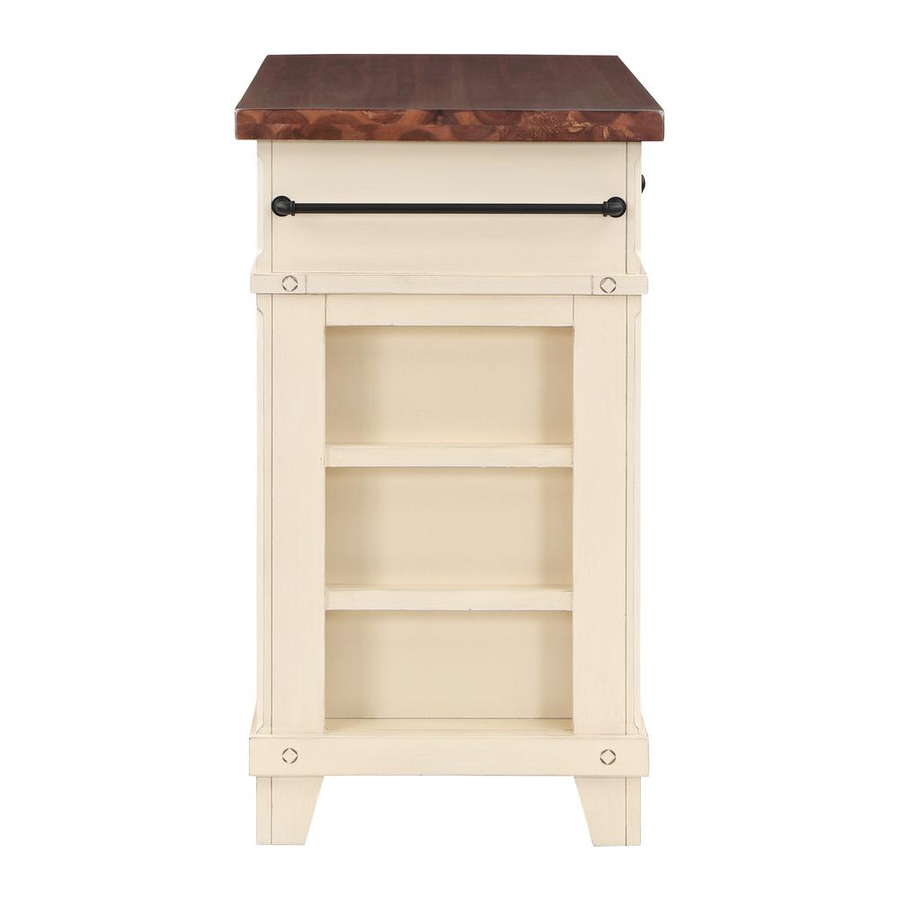 Madison Kitchen Island, White. Picture 4