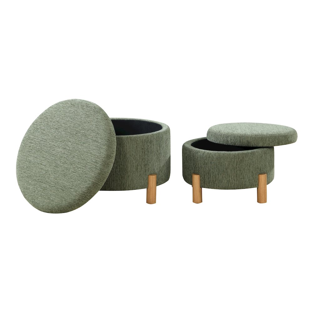 Bennett 2-Piece Storage Ottoman Set. Picture 4
