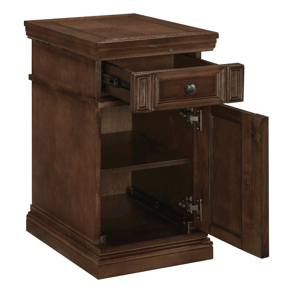 Chair Side Table with Power. Picture 6