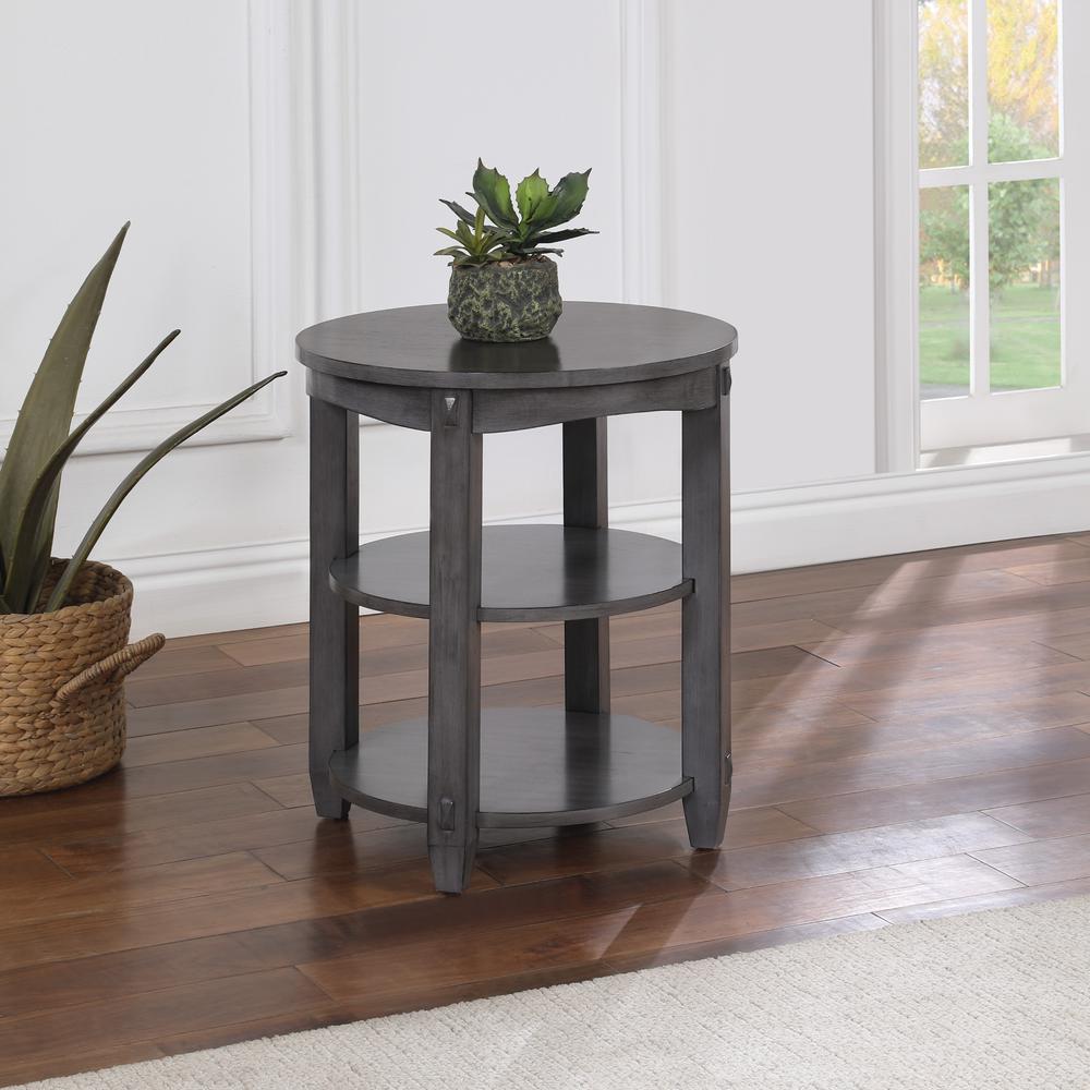 Lane End Table, Slate Grey. Picture 5
