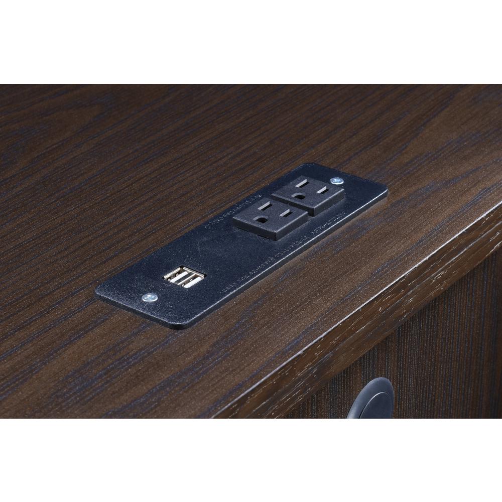 Jefferson Executive Desk W/Power. Picture 10