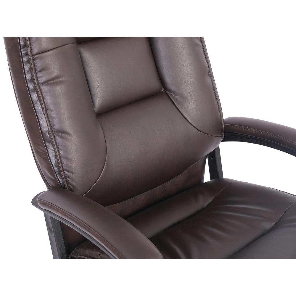 High Back Bonded Lthr Chair, Espresso. Picture 8