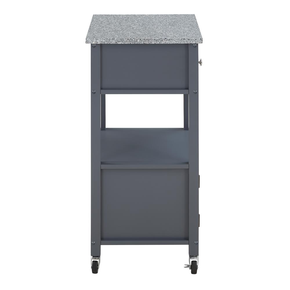Fairfax Kitchen Cart Grey. Picture 3