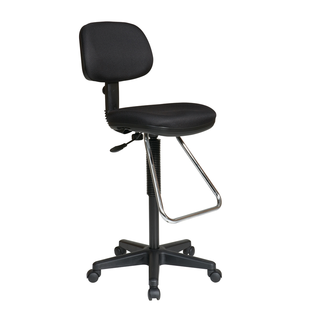 Economical Chair with Chrome Teardrop Footrest. Picture 1