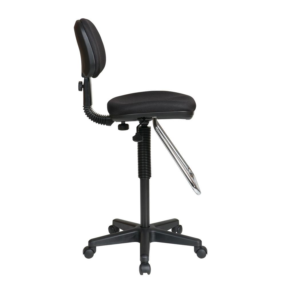 Economical Chair with Chrome Teardrop Footrest. Picture 2