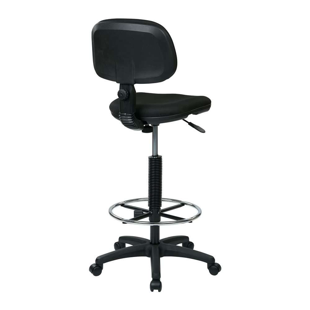 Sculptured Seat and Back Drafting Chair. Picture 3