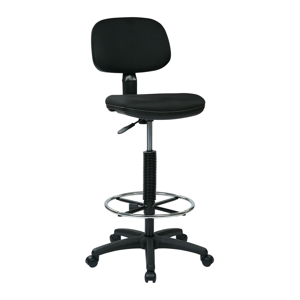Sculptured Seat and Back Drafting Chair. Picture 1