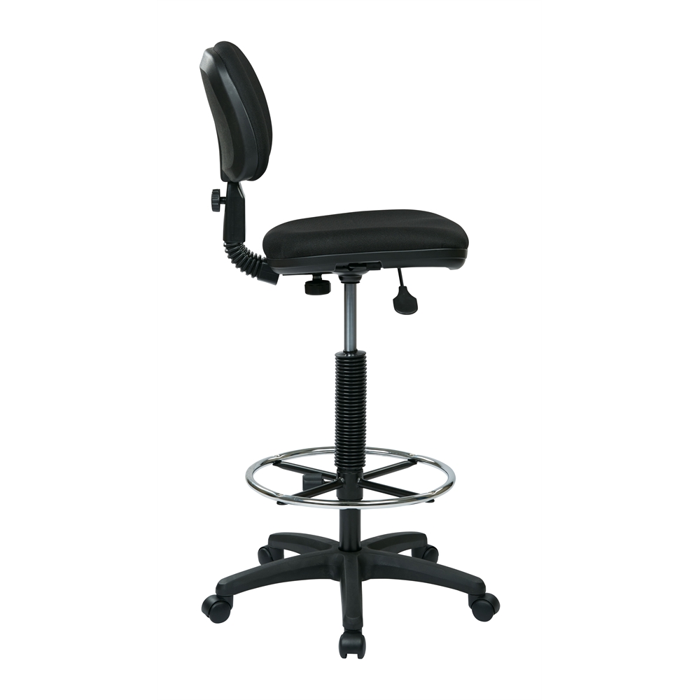 Sculptured Seat and Back Drafting Chair. Picture 2