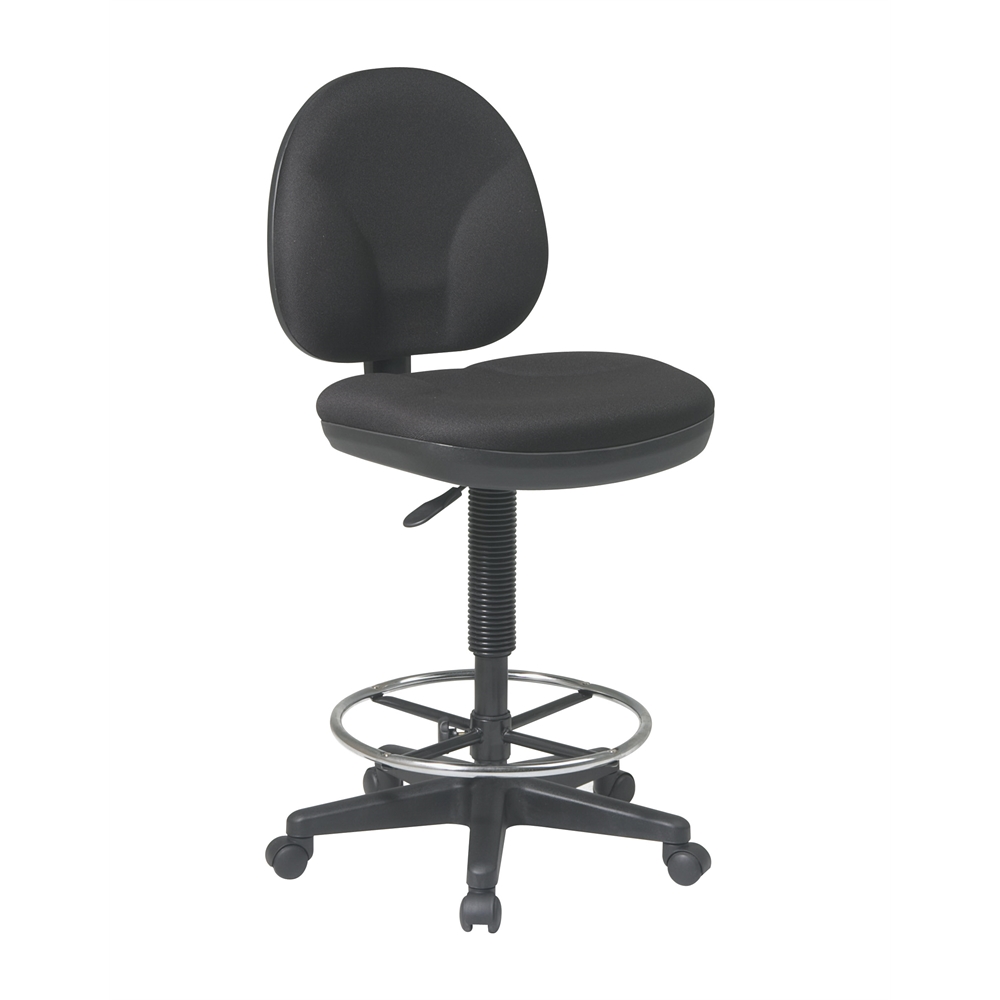 Sculptured Seat and Back Drafting Chair. Picture 1