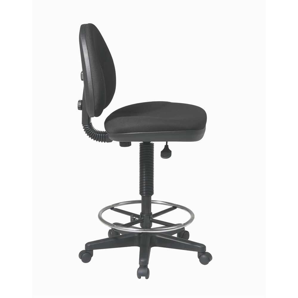 Sculptured Seat and Back Drafting Chair. Picture 2