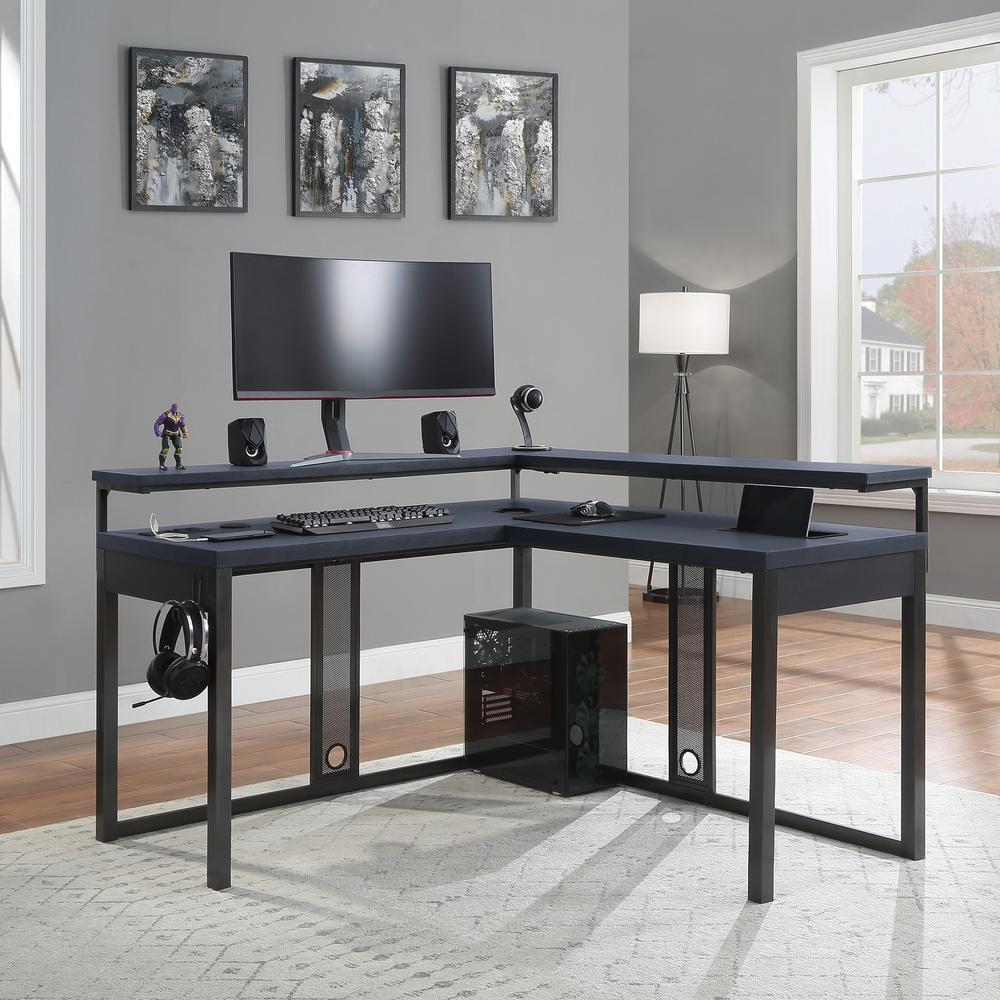 Loadout L/Shape Gaming Desk, LDT5454GLD. Picture 6