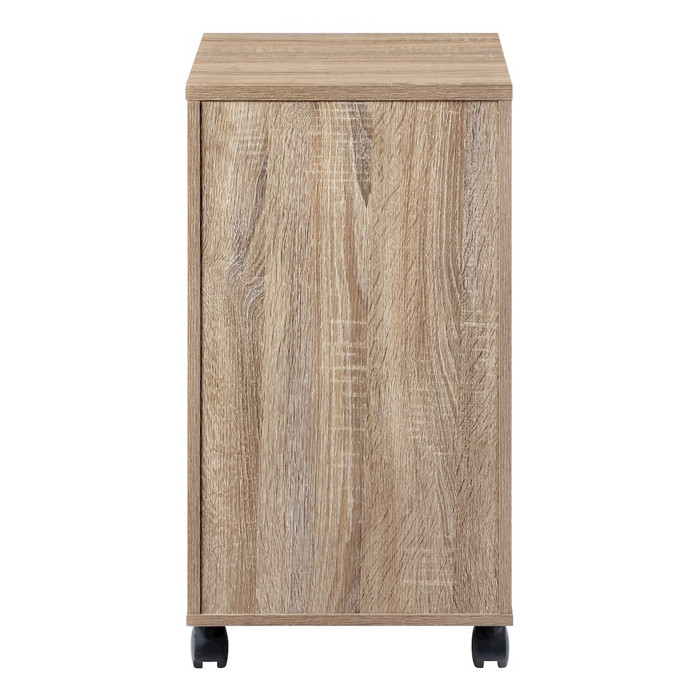 Ace 3 Drawer Mobile File in River Oak Finish. Picture 5