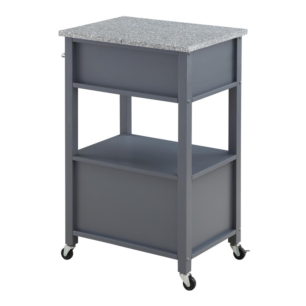 Fairfax Kitchen Cart Grey. Picture 4