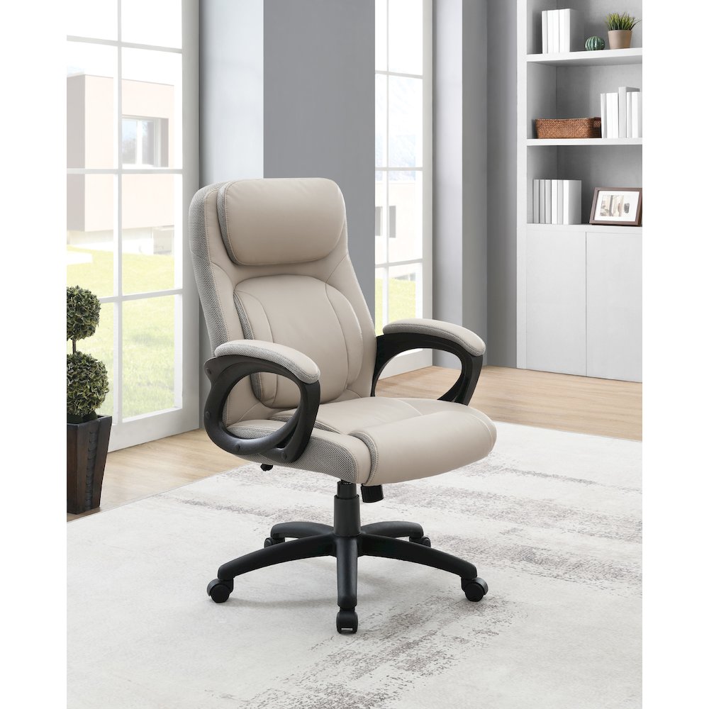 Faux Leather Manager's Chair. Picture 7