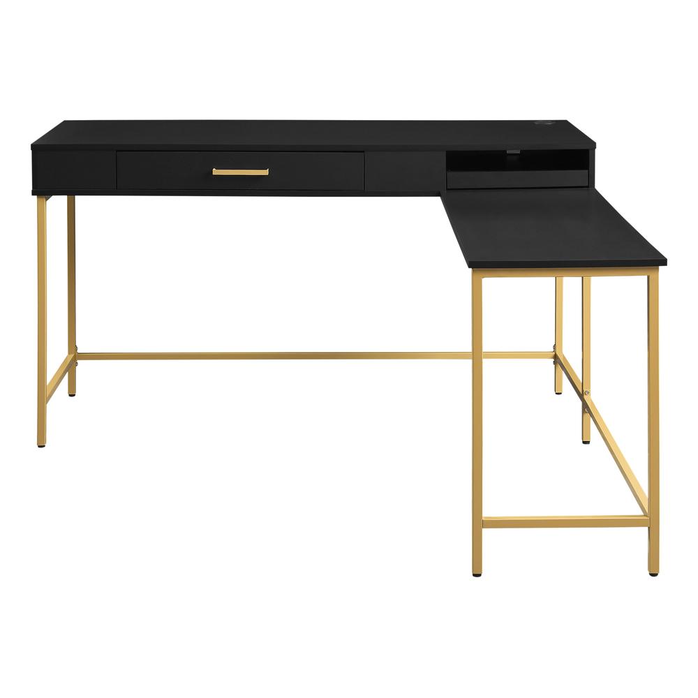 Modern Life Desk in Black. Picture 1