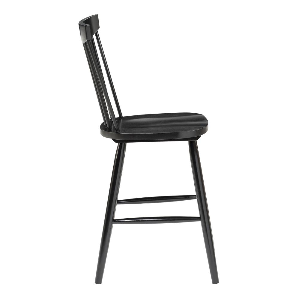 Eagle Ridge Counter Stool in Black Finish, EAG26-BLK. Picture 3