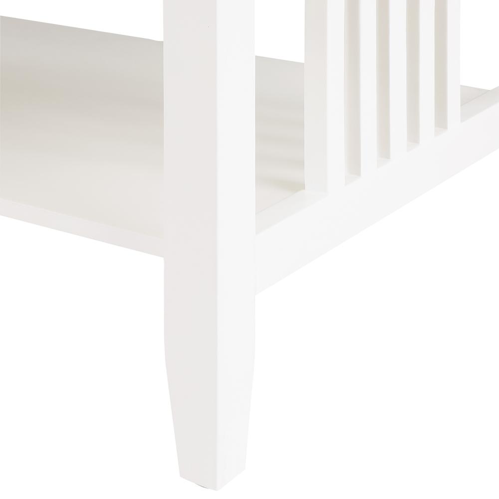 Sierra Coffee Table, White Finish. Picture 8