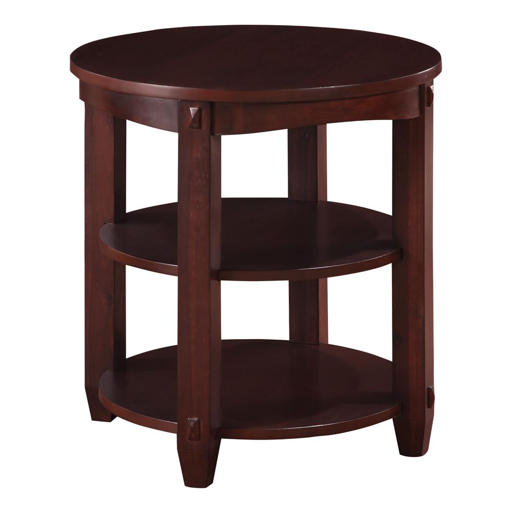 Lane End Table, Espresso. Picture 1