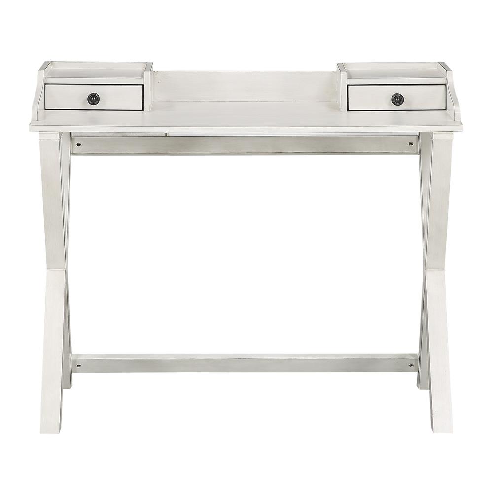 Barton Writing Desk in White Wash finish , BRT55-WW. Picture 3