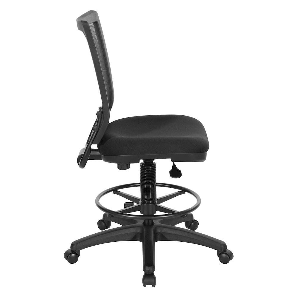Soft PU Padded Back Frame with Breathable ProGrid Mesh Back Drafting Chair. Picture 4