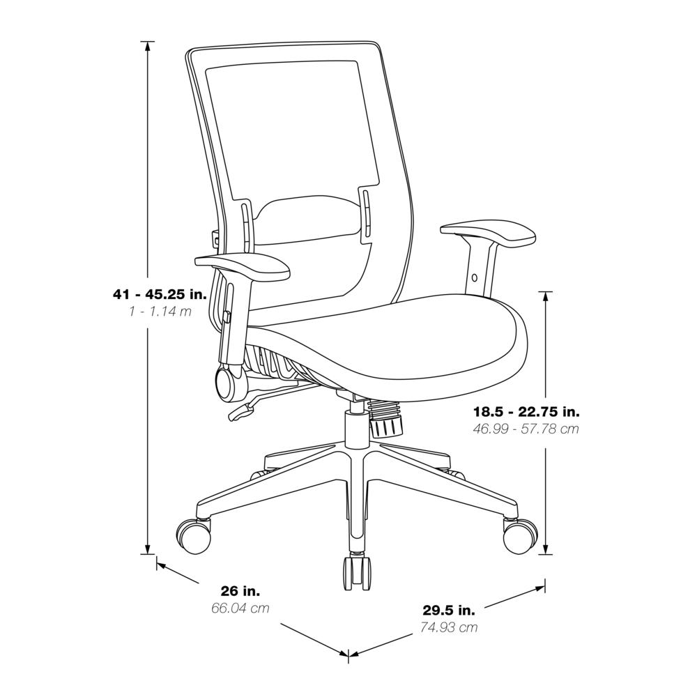 Matrix Back Managers Chair. Picture 3