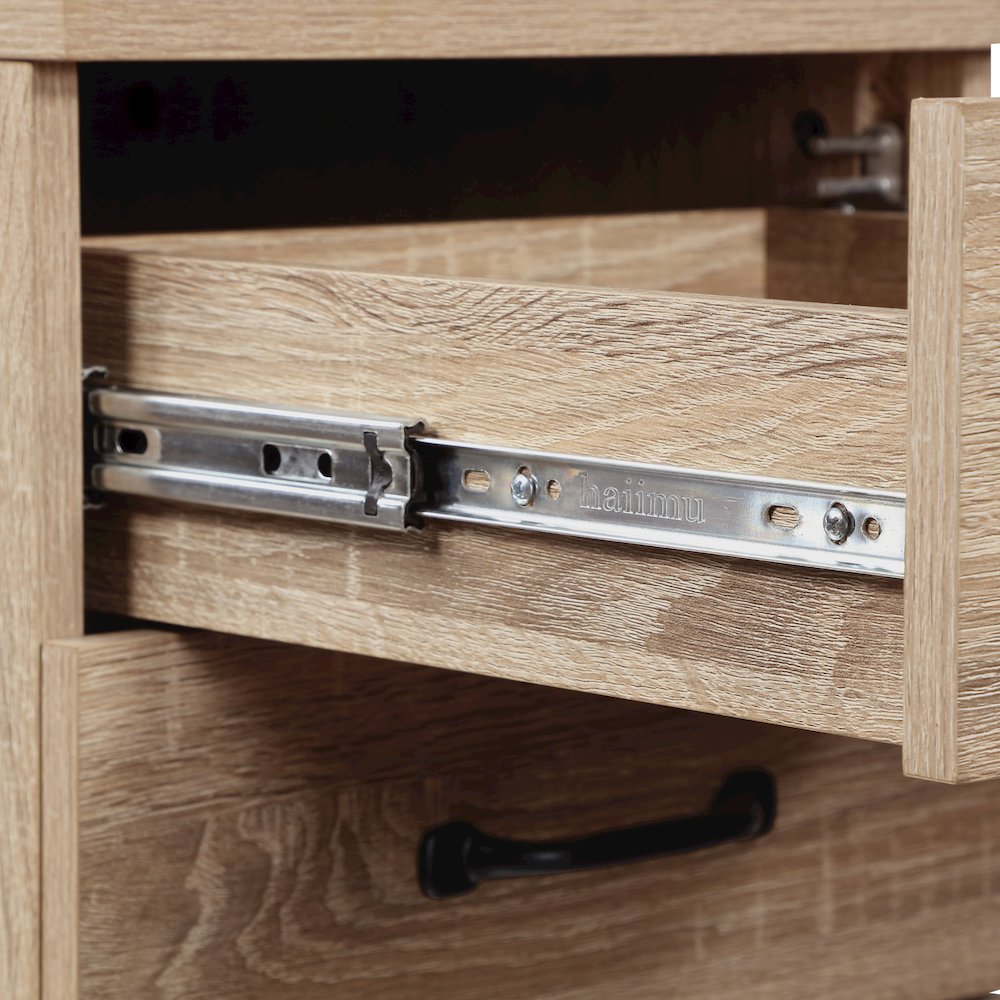 Ace 3 Drawer Mobile File in River Oak Finish. Picture 10