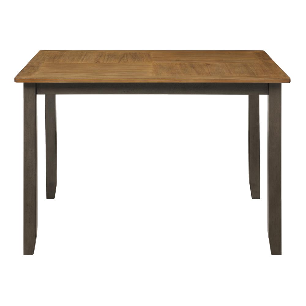 West Lake 47” 5-pc. Dining Table Set With Antique Natural Finish Top and Grey Base, WSK3247K-GRY. Picture 5