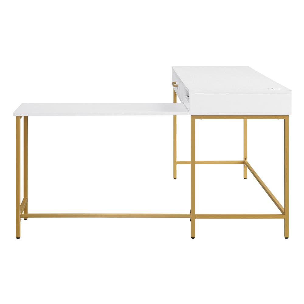Modern Life Desk in White. Picture 3