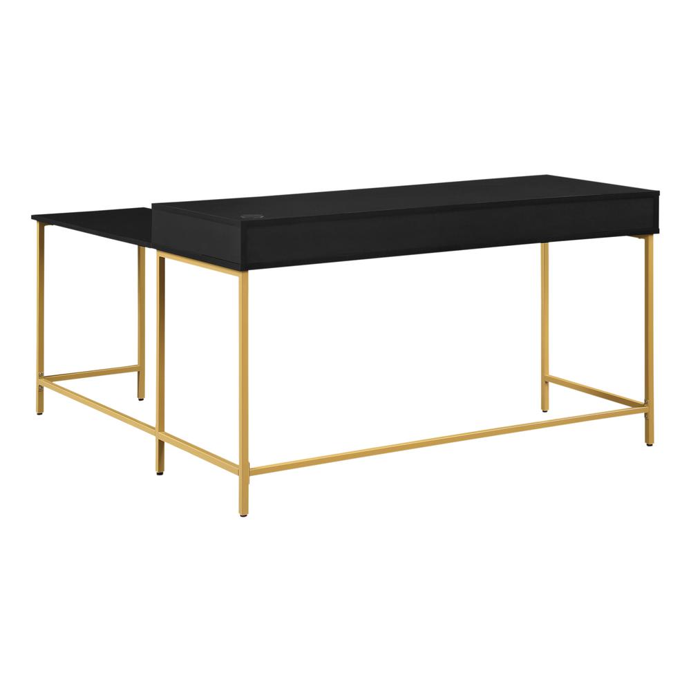 Modern Life Desk in Black. Picture 4