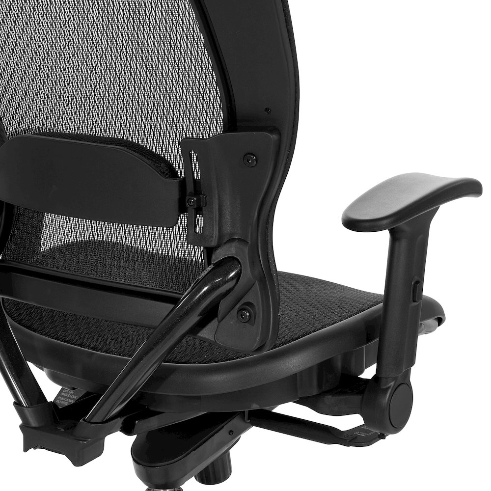 Manager's Black Breathable Mesh. Picture 8